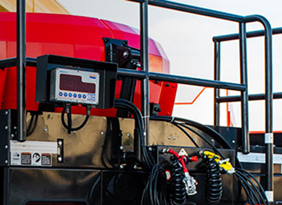 Close-up of agricultural equipment